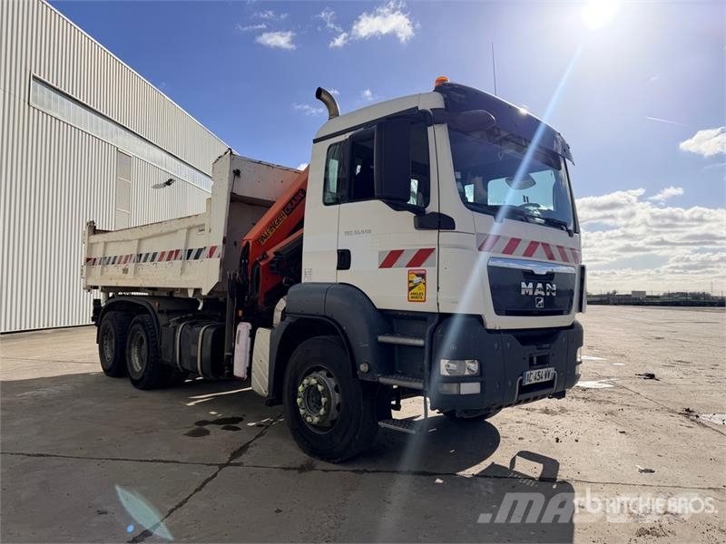 MAN PK15500 6100 kg on MAN TGS33.440 6x4 Camion Bi-Ben شاحنات الرافعات