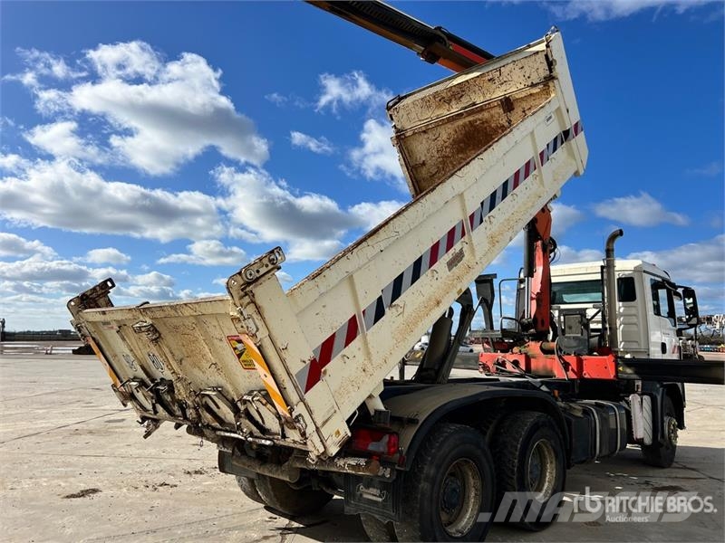MAN PK15500 6100 kg on MAN TGS33.440 6x4 Camion Bi-Ben شاحنات الرافعات