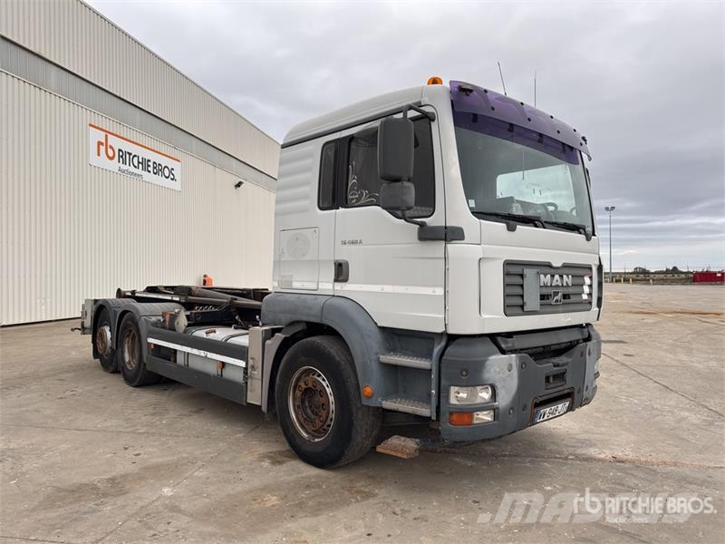 MAN TG460A Camion Ampliroll 6x2 Roll-Off Truck Camion multibenne