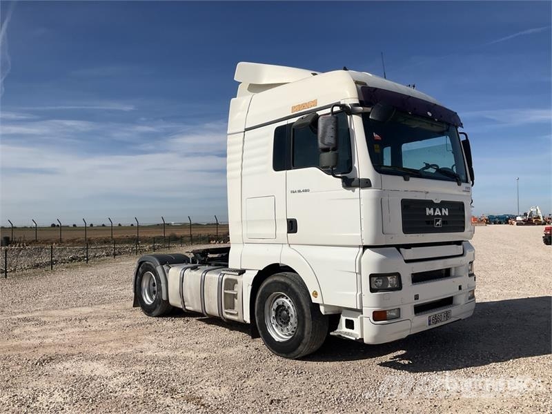 MAN TGA 18.480 S/A Sleeper Truck Tractor Vlačilci
