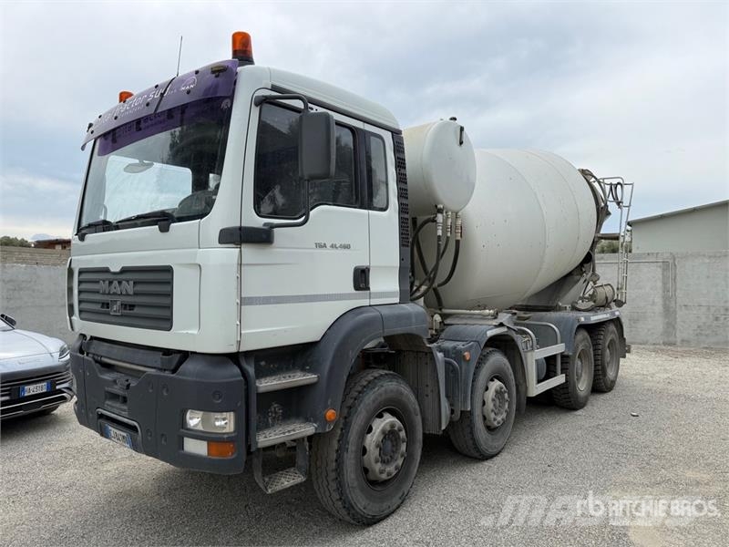 MAN TGA41.460 8x4 Mixer Truck Kamioni mešalice za beton