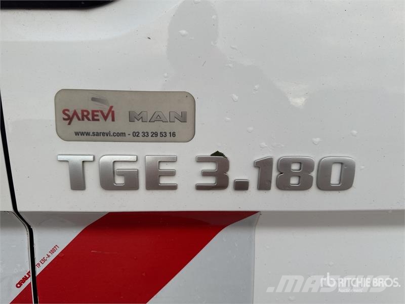 MAN TGE 3.180 Camion Fourgon Cargo Van (Inoperable) Transporterek