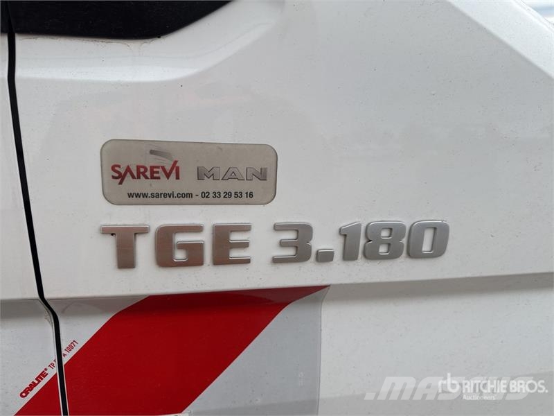 MAN TGE 3.180 Camion Fourgon Cargo Van Gesloten bedrijfswagens