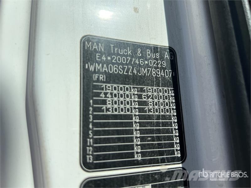 MAN TGS 18.500 4x2 Tracteur Routier S/A Sleeper Truck وحدات الجر