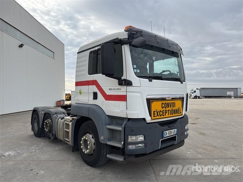 MAN TGS 26.480 6x2 Tracteur Routier Cabine Couchette S Τράκτορες