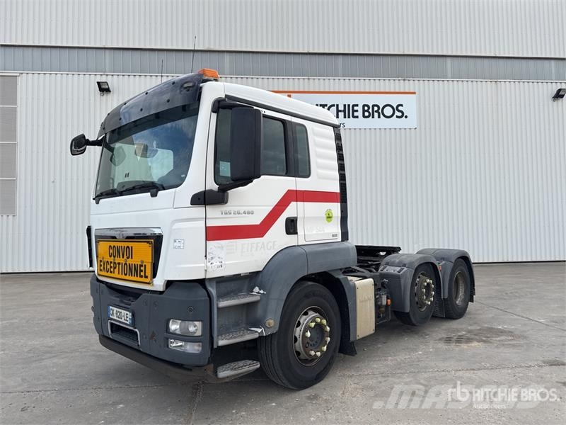 MAN TGS 26.480 6x2 Tracteur Routier Cabine Couchette S Τράκτορες