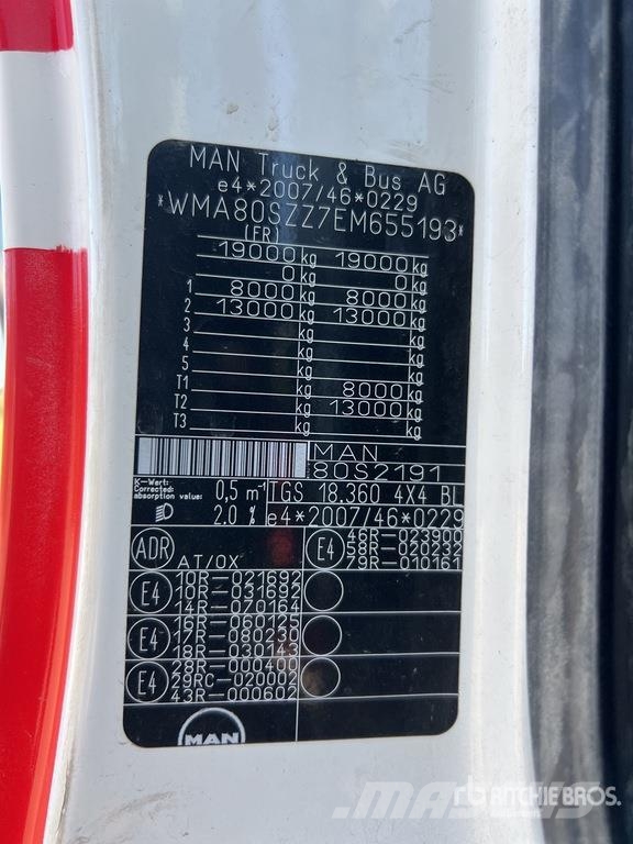 MAN TGS18.360 11500 L 4x4 Camion Citerne 4 compartimen Kamioni cisterne