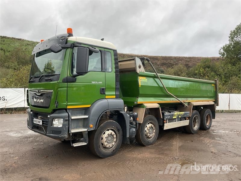 MAN TGS35.420 8x4 Twin-Steer Extended Cab Tipper Quad/ Tipper trucks