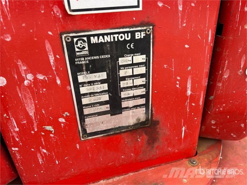 Manitou 105VJR Ανυψωτήρες με κατακόρυφους πυλώνες
