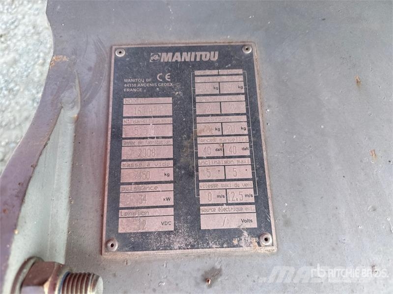 Manitou 160AJT رافعات سلة مفصلية
