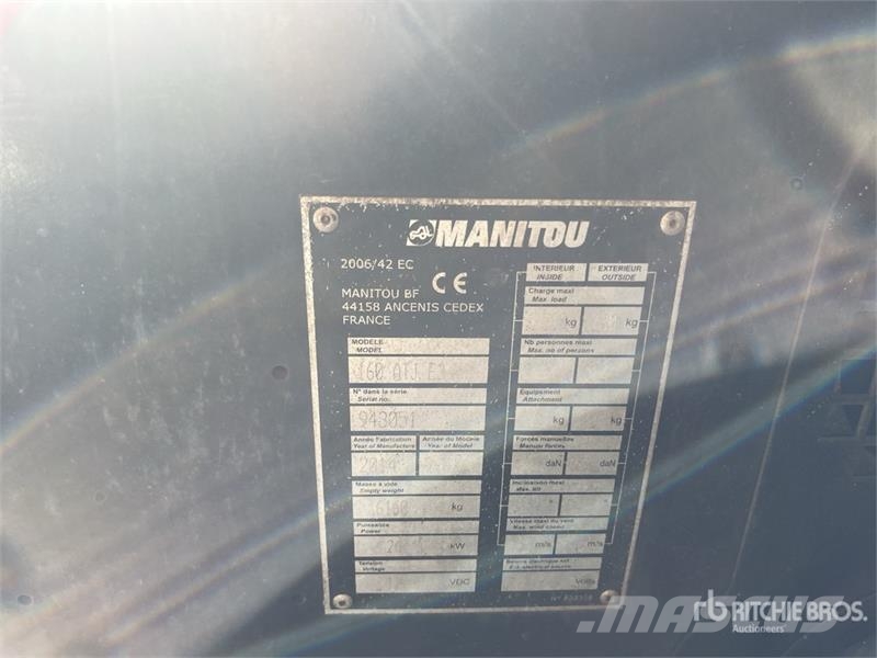 Manitou 160ATJ 4WD Diesel Articulating Boom Lift Knikarmhoogwerkers