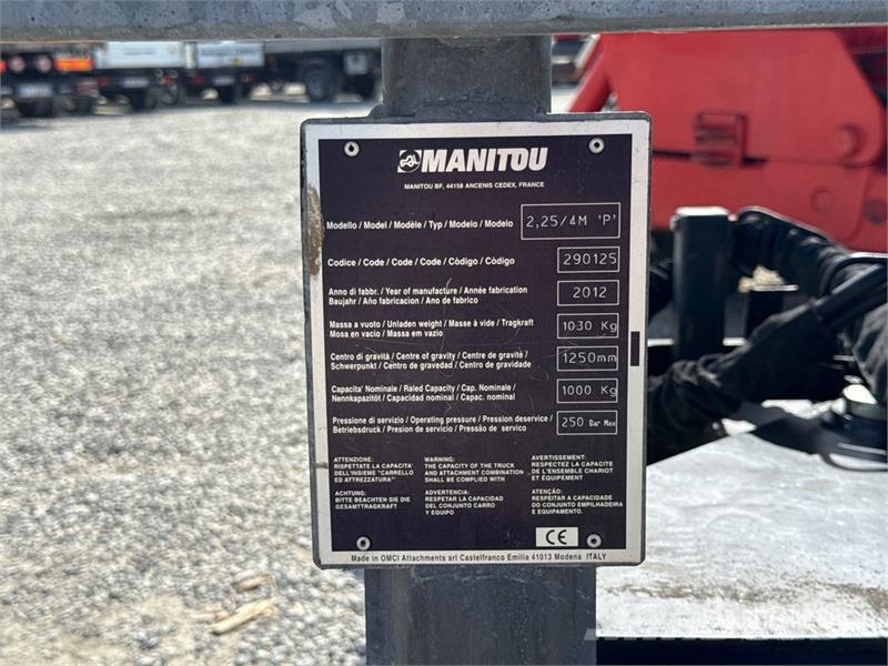 Manitou 2.25/4M 'P' Telehandler Personnel Basket Entreprenad - Övrigt