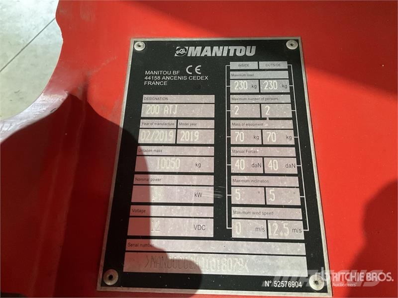 Manitou 200ATJ Strēles pacēlāji