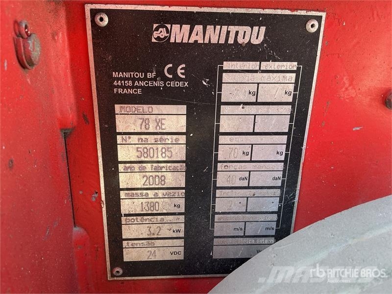 Manitou 78XE Electric Scissor Lift رافعات مقصية الشكل