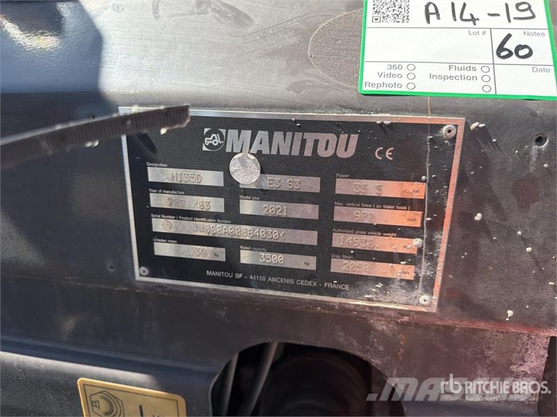 Manitou MI 35D 3500 kg Chariot Elevateur Forklift (Inopera شاحنات ذات رافعات شوكية - أخرى