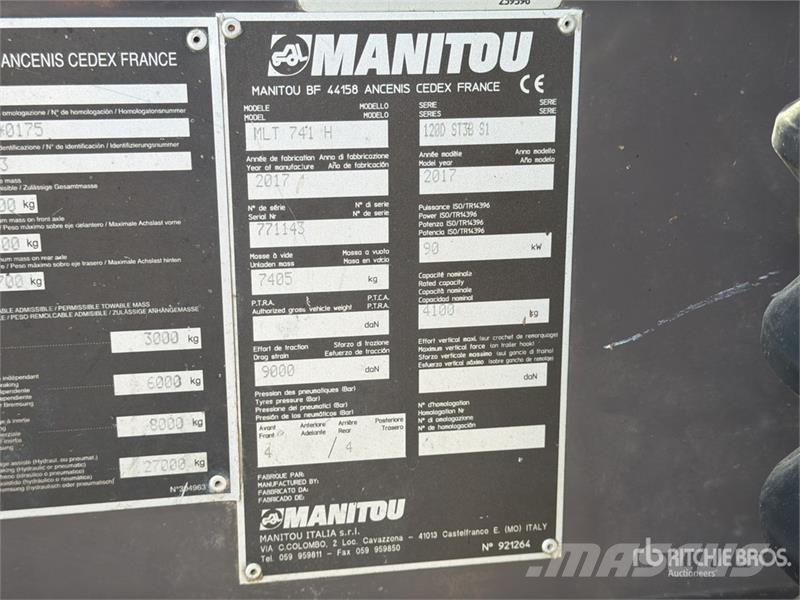Manitou MLT741 Ładowarki teleskopowe