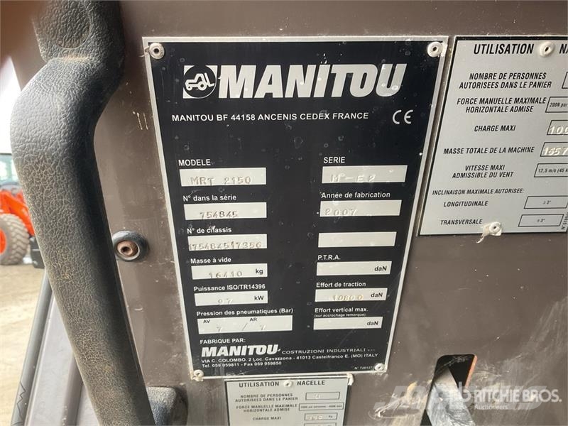 Manitou MRT 2150 Telehandler Teleskopski viličarji