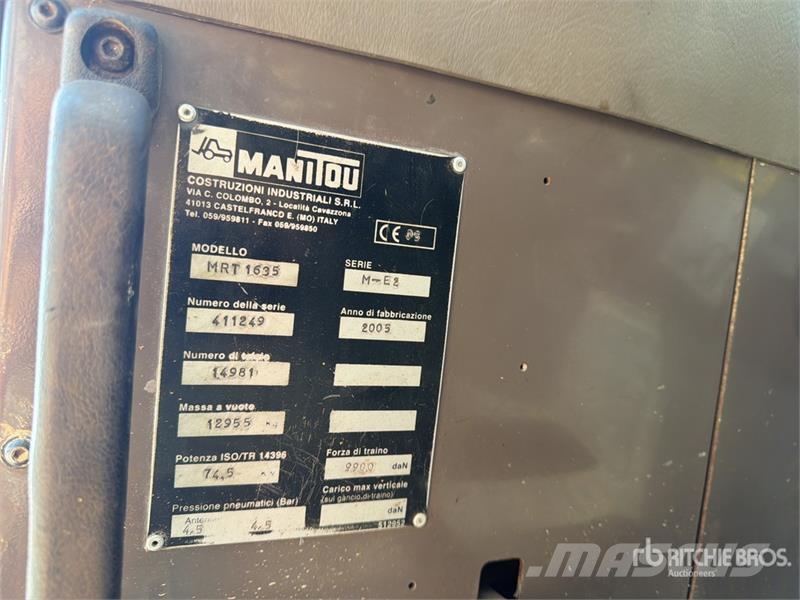 Manitou MRT1635 Teleszkópos rakodók