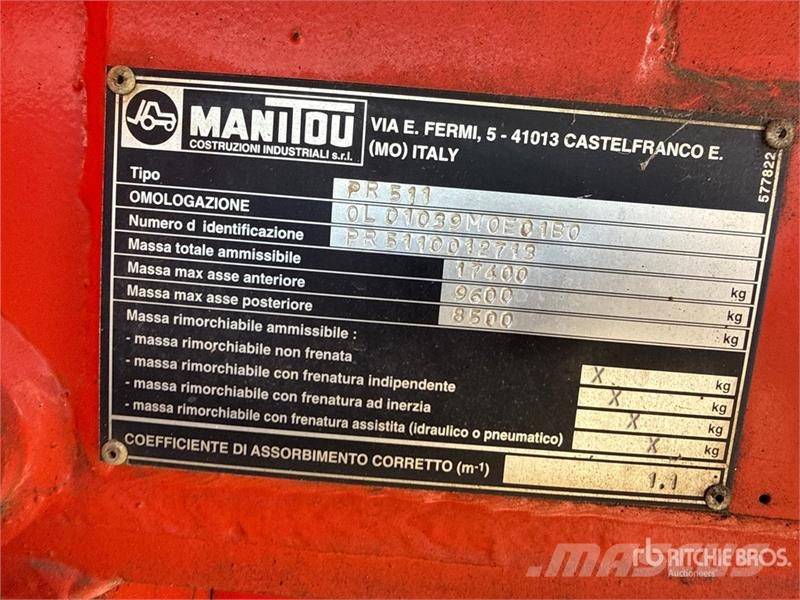 Manitou MRT2150 Privilege+ Manipuladores telescópicos