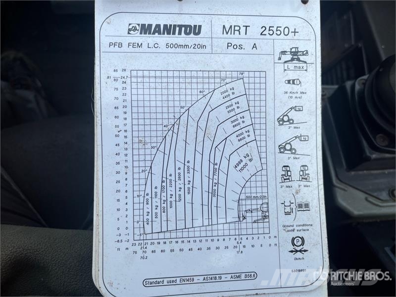 Manitou MRT2550 Telescopic handlers