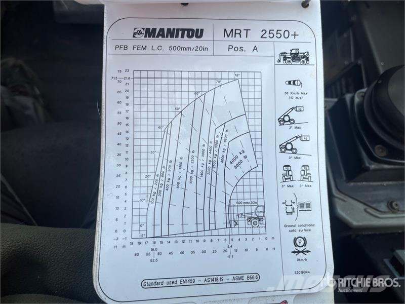 Manitou MRT2550 Telescopic handlers