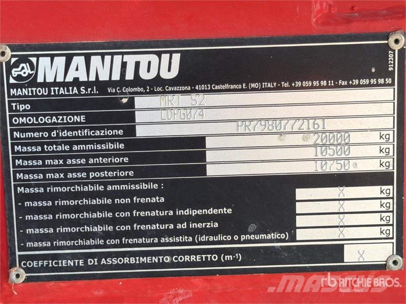 Manitou MRT2550 Privilege+ Teleskopiskie manipulatori