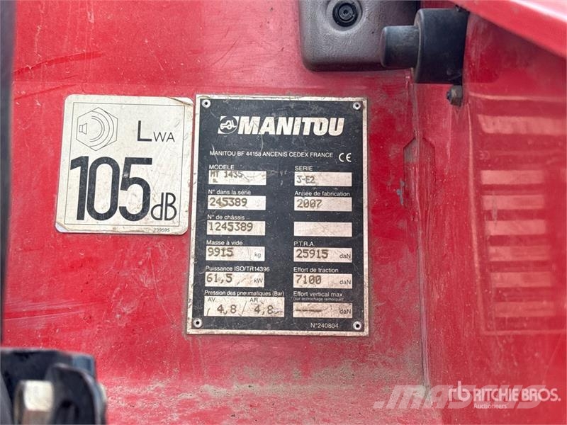 Manitou MT1435SL مناولات متداخلة