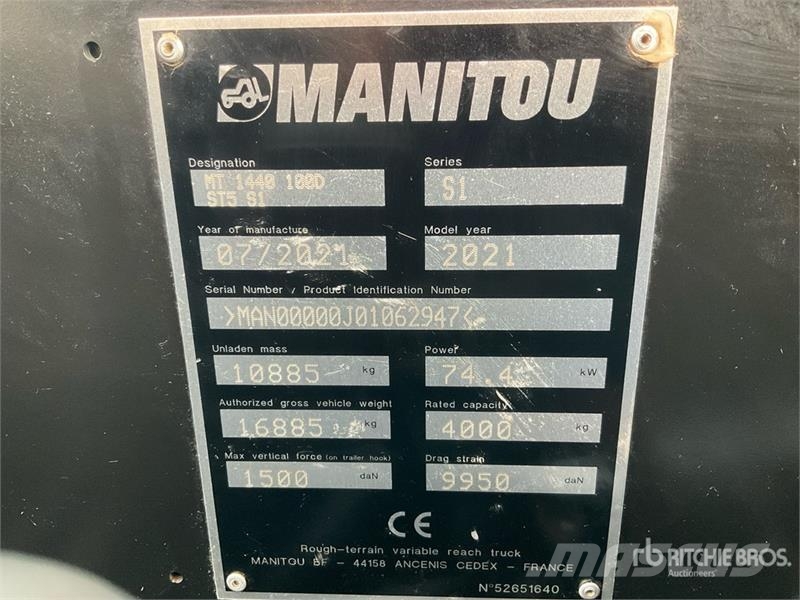 Manitou MT1440 Teleskopski viličarji