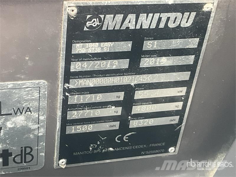 Manitou MT1840 Τηλεσκοπικοί ανυψωτές