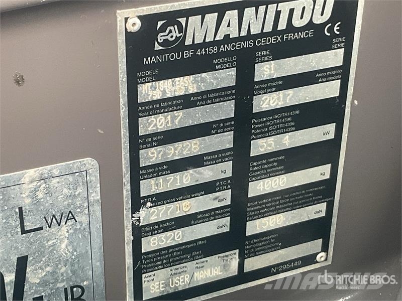 Manitou MT1840 Τηλεσκοπικοί ανυψωτές