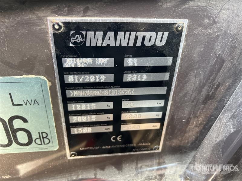 Manitou MT1840 Chariot Telescopique Telehandler Teleskoplader