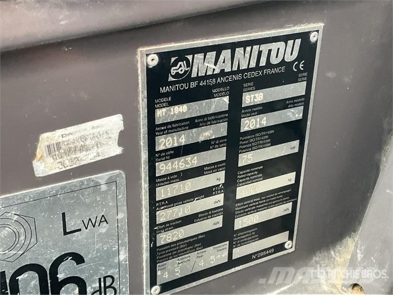 Manitou MT1840 Telehandler Teleskoplæssere