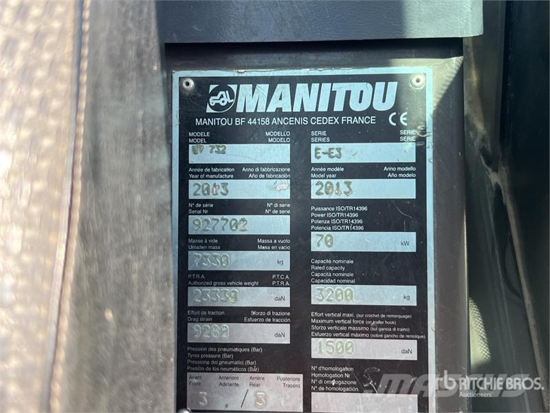 Manitou MT732 Telescopic handlers