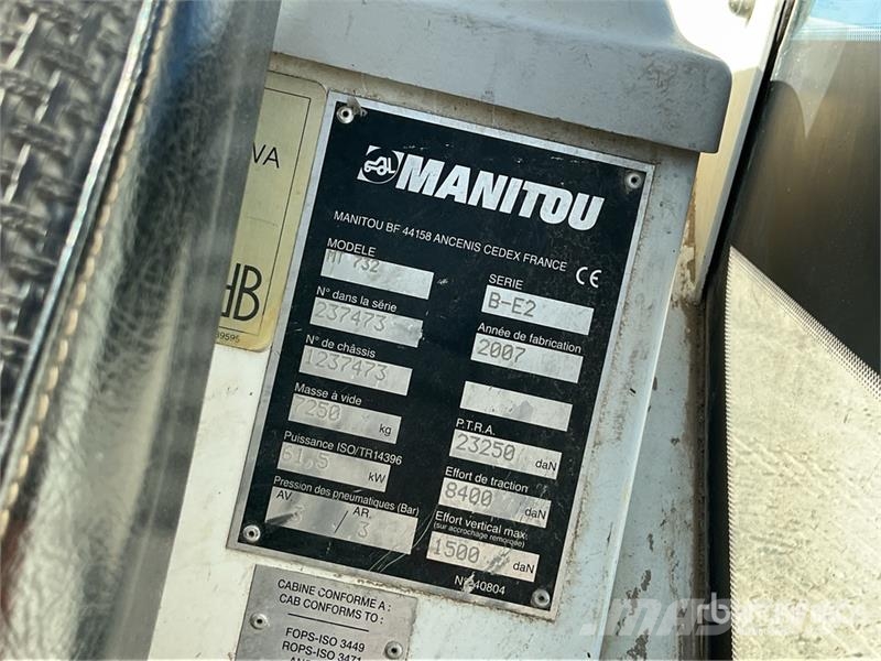 Manitou MT732 مناولات متداخلة