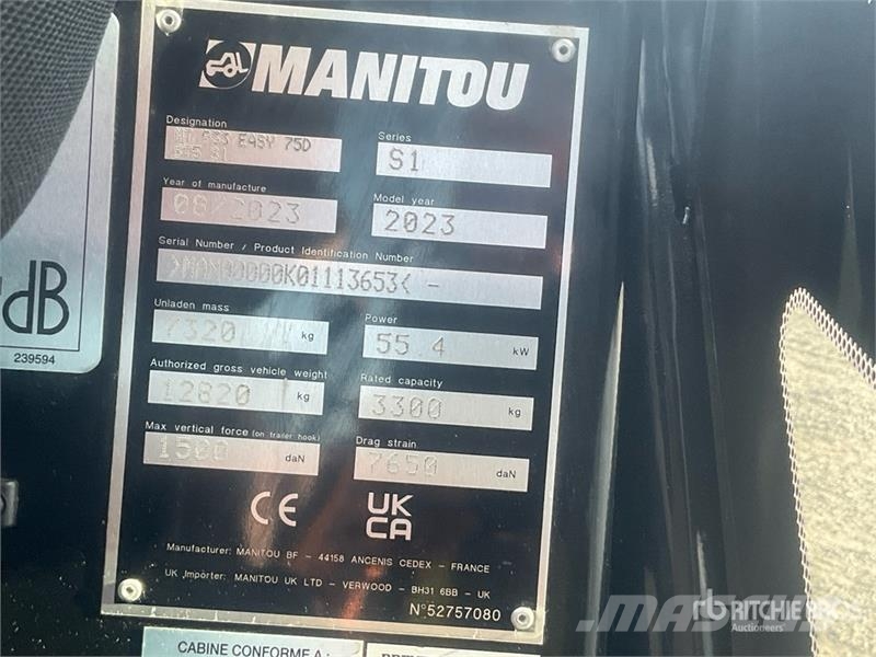 Manitou MT933 Comfort Telehandler Teleskoplader