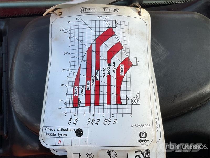 Manitou MT933 Telehandler Teleskoplader