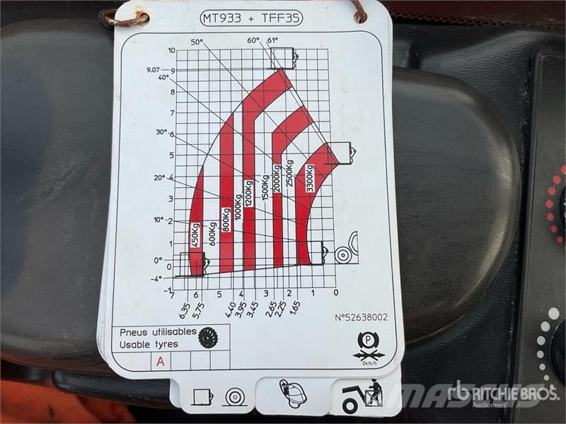 Manitou MT933 Telehandler Teleskoplader