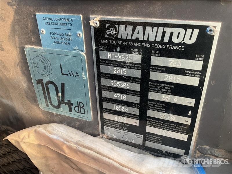 Manitou MTX-625 Telehandler Teleskopski viličarji