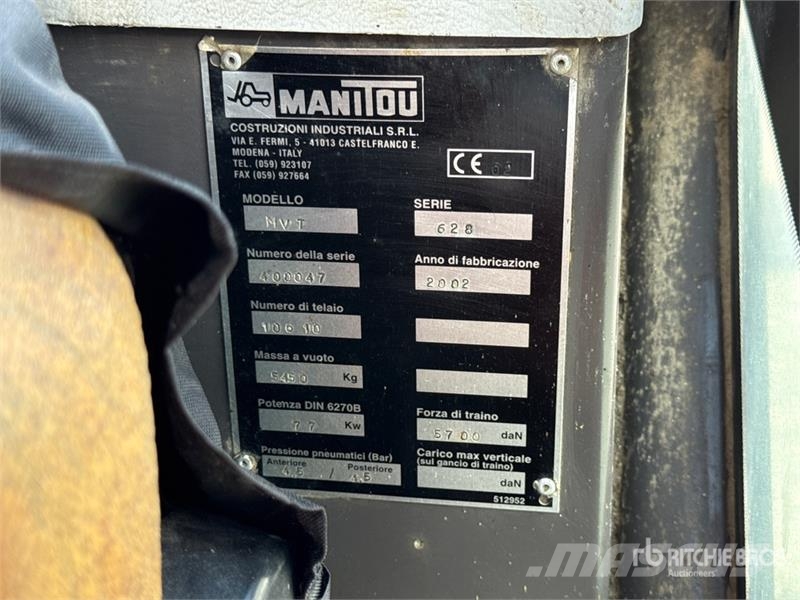 Manitou MVT628 Manipuladores telescópicos