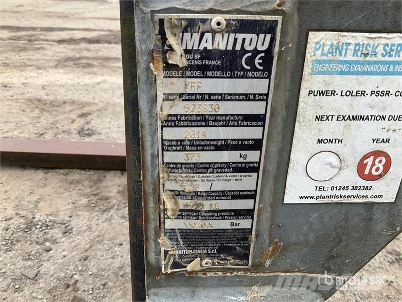 Manitou TFF Telehandler Pallet Forks 叉