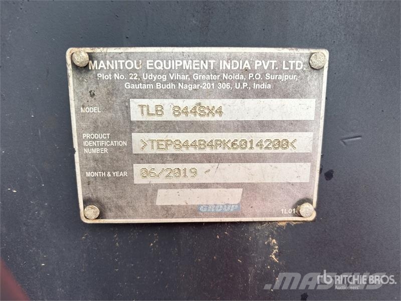 Manitou TLB844SX4 4x4 Backhoe Loader Ekskavaatorlaadurid