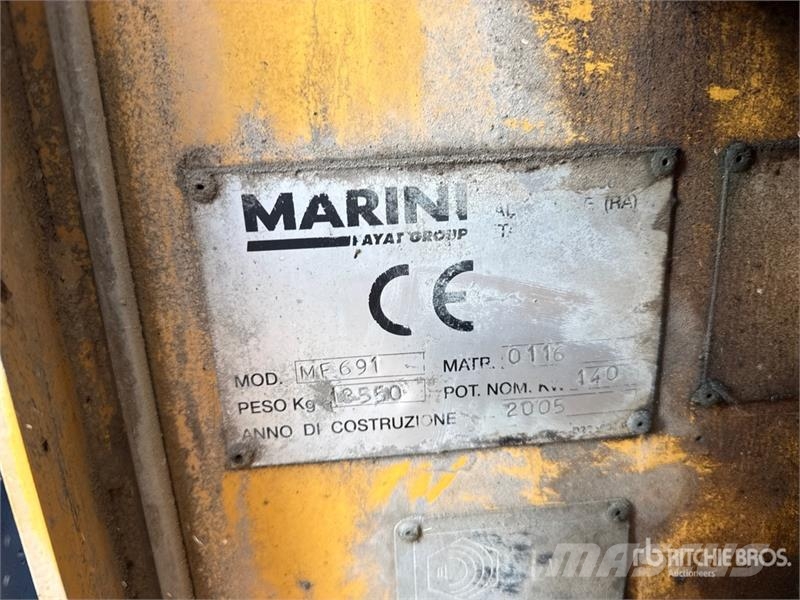 Marini MF691 Wheel Asphalt Paver معدات السفلتة
