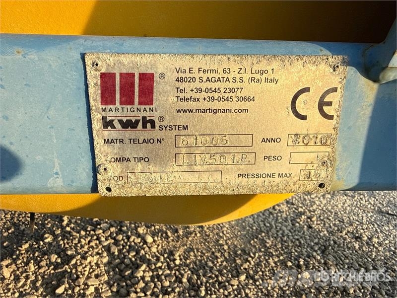  Martignani KWH 3-Point Hitch Sprayer Vlečne škropilnice