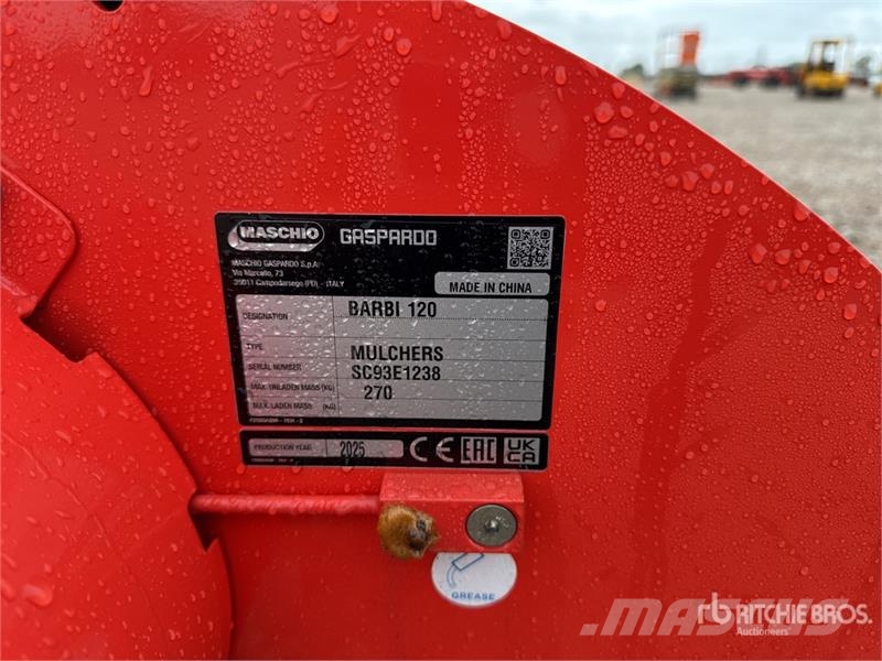 Maschio Gaspardo Barbi 120 1200 mm Mulcher Attachment (Unu Metsä murskaimet