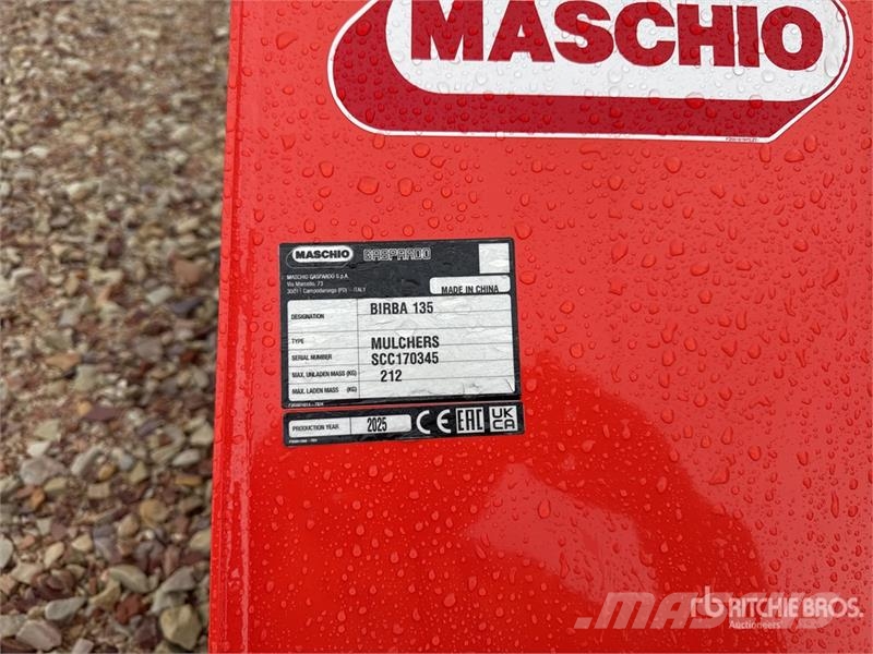 Maschio Gaspardo Birba 135 1350 in Mulcher Attachment (Unu Metsä murskaimet