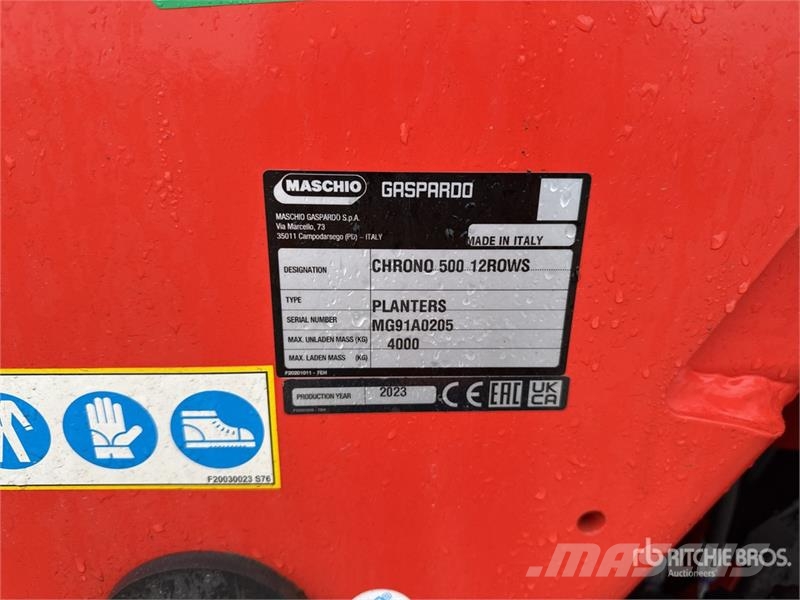 Maschio Gaspardo Chrono 500 12 Raws Semoir Pneumatique Mou Sadiace stroje