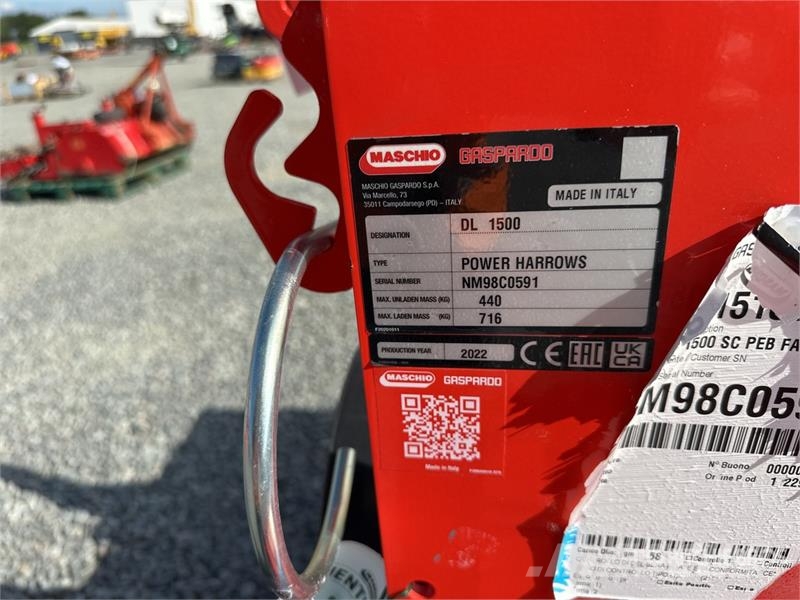 Maschio Gaspardo DL 1500 Power Harrow (Unused) Roto drljače i motokultivatori