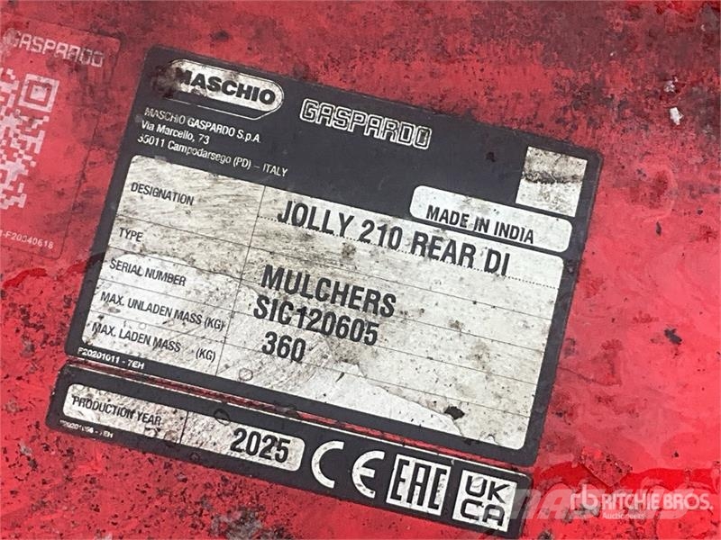 Maschio Gaspardo Jolly 210 Finishing Mower (Unused) Kosilice i trimeri za grube terene
