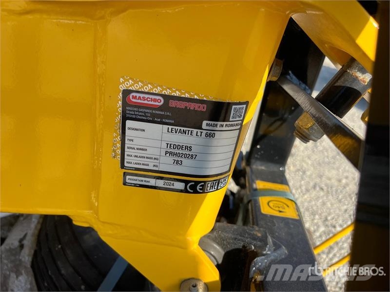 Maschio Gaspardo LEVANTE LT660 Hay Tedder (Unused) Okretači i sakupljači sijena
