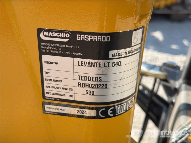 Maschio Gaspardo LEVANTE LT540 Hay Tedder (Unused) Грабли-ворошилки